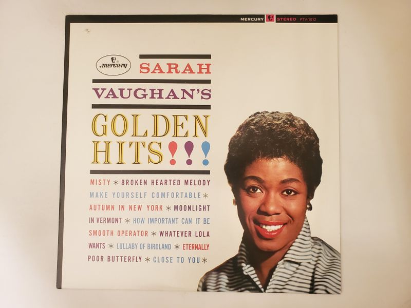 Sarah Vaughan Golden Hits vinyl record